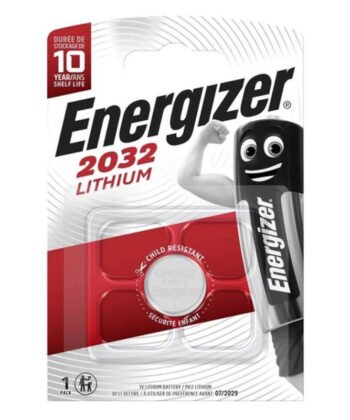 ENERGIZER - BATERIA BOTO DE LÍTIO CR2032 3V 1 UNIDADE