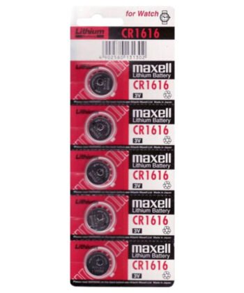 MAXELL - BATERIALITIO CR1616 3V 5UDS