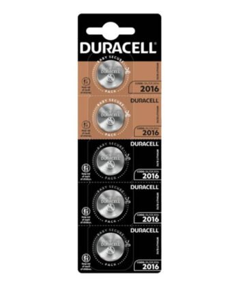 DURACELL - BATERIA BOTO LITIO CR2016 3V 5 UNIDADE