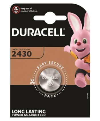 DURACELL - BATERIA BOTO LITIO CR2430 3V 1 UNIDADE