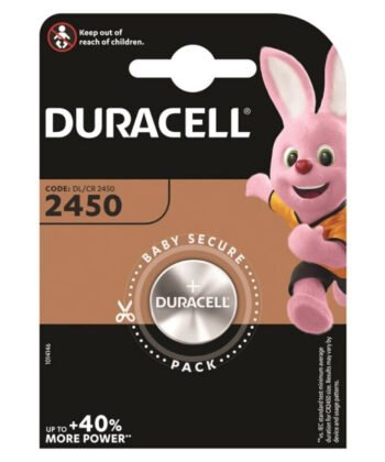 DURACELL - BATERIA BOTO LITIO CR2450 3V 1 UNIDADE