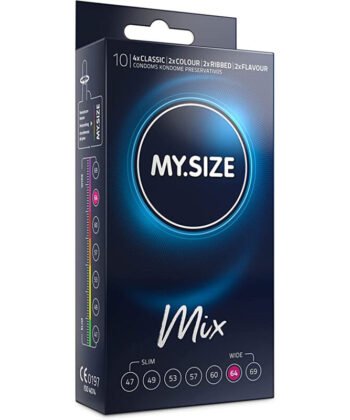 MY SIZE - MIX PRESERVATIVOS 64 MM 10 UNIDADES