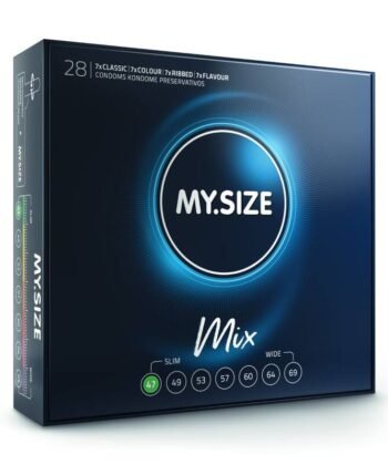 MY SIZE - MIX PRESERVATIVOS 47 MM 28 UNIDADES