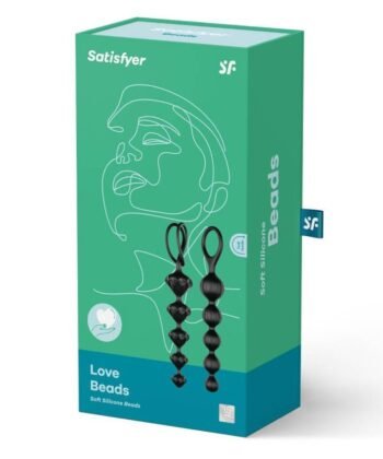 Visão alternativa de SATISFYER - CONTAS DE AMOR PRETAS