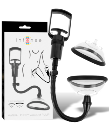 INTENSE - BOMBA VAGINAL MANUAL COM DOIS COPOS INTERCAMBIÁVEIS