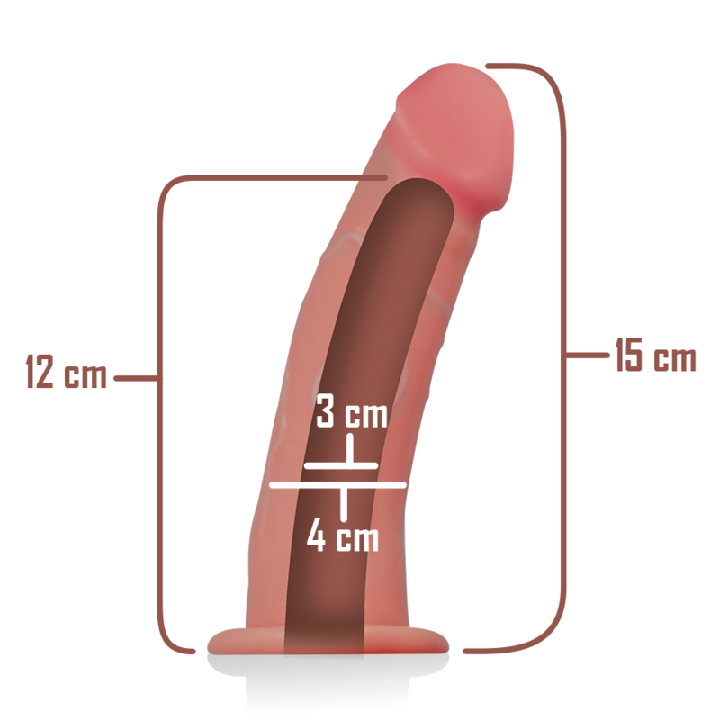 INTENSE - ARNÊS OCO COM DILDO 16 X 3 CM - Image 4