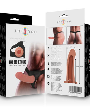 INTENSE - ARNÊS OCO COM DILDO 16 X 3 CM