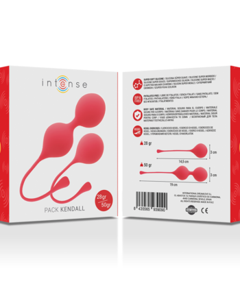 Visão alternativa de INTENSE - PACK BOLAS KEGEL KENDALL VERMELHO