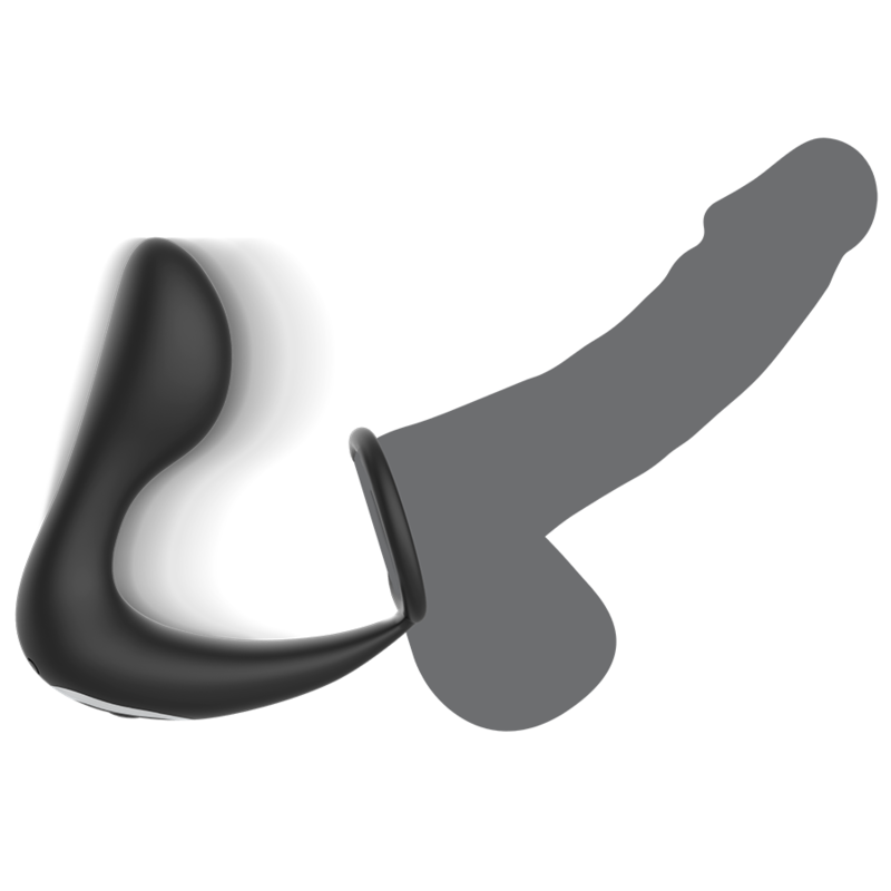 BLACK&SILVER - MASSAGER ANAL COM CONTROLE REMOTO SILICONE RECARREGVEL PRETO - Imagem 4