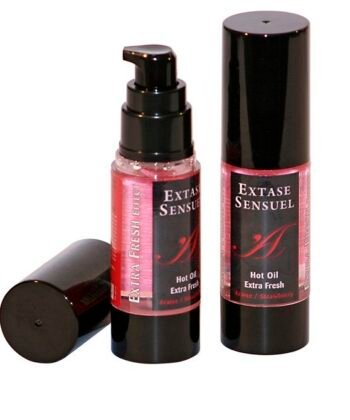 EXTASE SENSUAL - ACEITE MASAJE EFECTO EXTRA FRESH FRESA 30 ML
