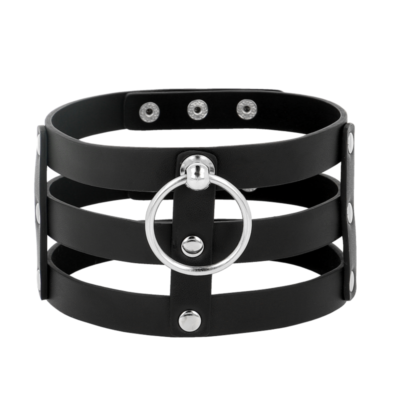 COQUETTE CHIC DESIRE - GARGANTILHA DE COURO VEGANO ESTILO FETISH - Image 3