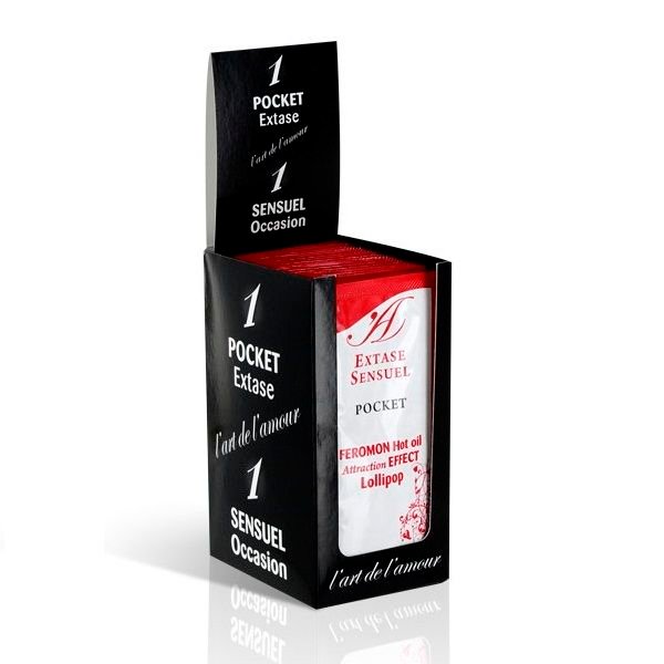 EXTASE SENSUAL - ÓLEO DE MASSAGEM COM FEROMONAS DE EFEITO CALOR PIRULITO 10 ML - Imagem 2