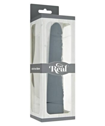GET REAL - VIBRADOR SLIM CLÁSSICO PRETO - Imagem 3