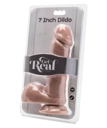 Alternative view of GET REAL - DILDO 18 CM COM BOLAS PELE