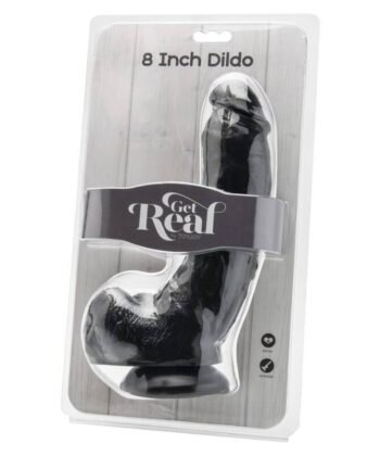 Alternative view of GET REAL - DILDO 20,5 CM COM BOLAS PRETAS