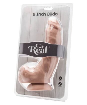 Alternative view of GET REAL - DILDO 20,5 CM COM BOLAS PELE