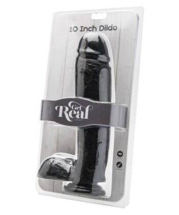 Alternative view of GET REAL - DILDO 25,5 CM COM BOLAS PRETO