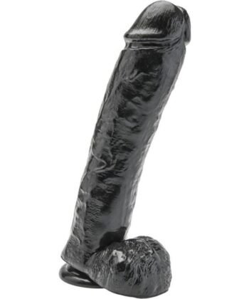 GET REAL - DILDO 28 CM COM BOLAS PRETAS