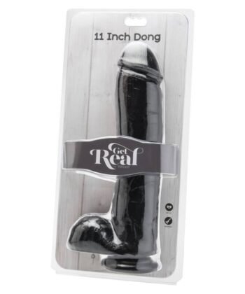 Alternative view of GET REAL - DILDO 28 CM COM BOLAS PRETAS