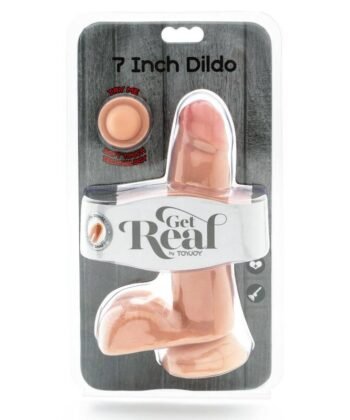 GET REAL - DILDO DE DUAL DENSIDADE PELE DE BOLAS DE 12 CM - Imagem 3