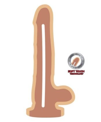 GET REAL - DILDO DE DUAL DENSIDADE PELE DE BOLAS DE 18 CM - Imagem 2