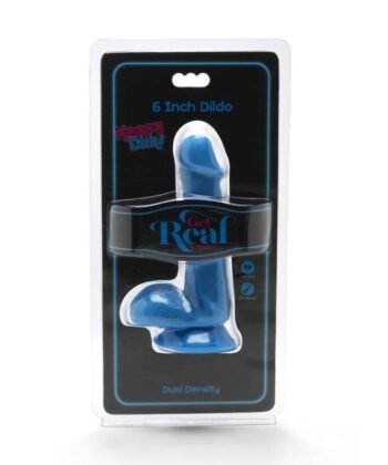 Alternative view of GET REAL - HAPPY DICKS DILDO 12 CM BOLAS AZUIS