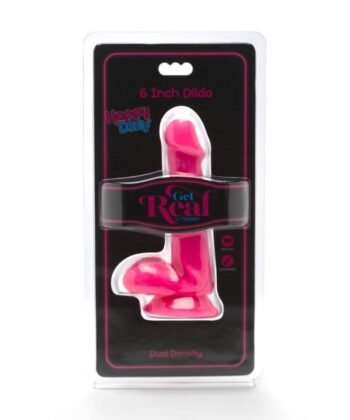 Alternative view of GET REAL - HAPPY DICKS DILDO 12 CM BOLAS ROSA