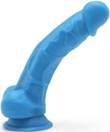 GET REAL - HAPPY DICKS 19 CM COM BOLAS AZUIS