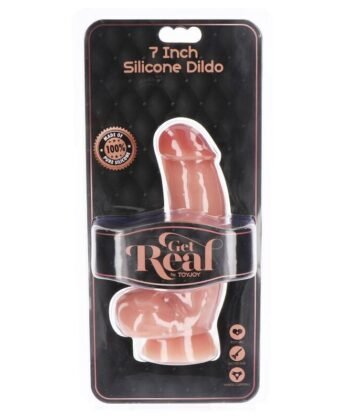 Alternative view of GET REAL - DILDO DE SILICONE 18 CM W BOLAS PELE