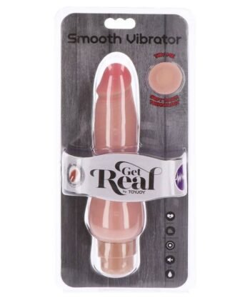 Visão alternativa de GET REAL - PELE VIBRADOR LISO DE DUAL DENSIDADE