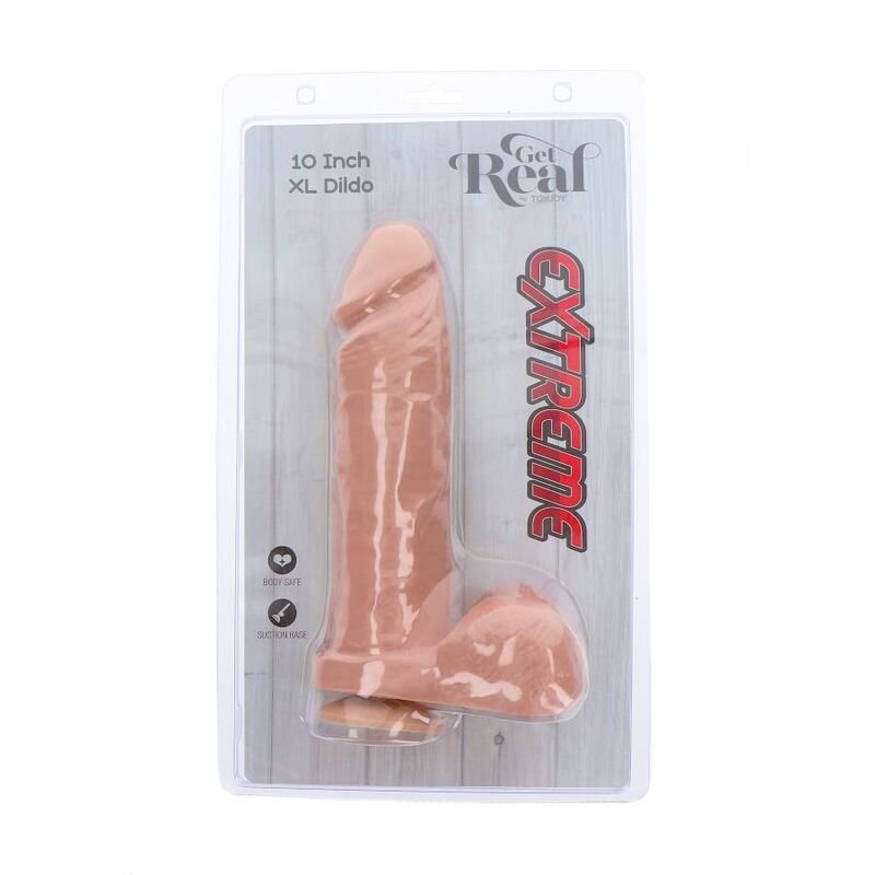 GET REAL - EXTREME XL DILDO 25,5 CM PELE - Imagem 5