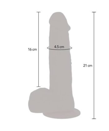 GET REAL - CONTAS ROTATIVAS VIBRANDO PELE DILDO