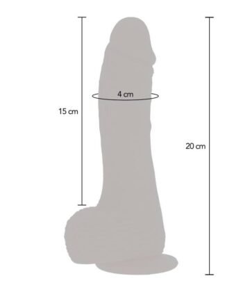 GET REAL - PELE VIBR DILDO ROTATIVA PARA CIMA E PARA BAIXO - Image 5