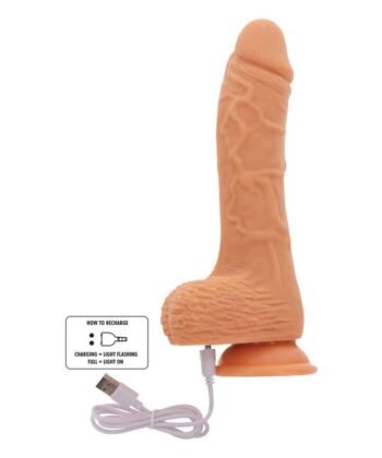 GET REAL - PELE VIBR DILDO ROTATIVA PARA CIMA E PARA BAIXO - Image 3