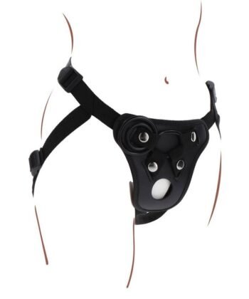 GET REAL - ARNÊS DE PRAZER STRAP-ON PRETO - Imagem 3