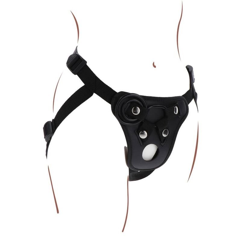 GET REAL - ARNÊS DE PRAZER STRAP-ON PRETO - Imagem 3