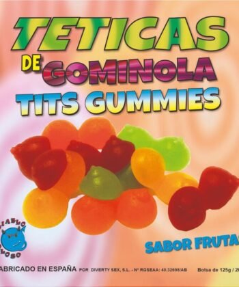 DIABLO GOLOSO - TETINAS DE GOMA BRILHANTES SORTIDAS