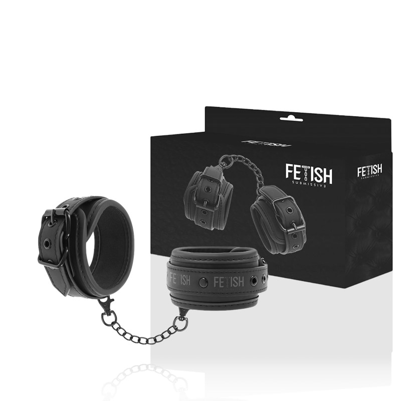 FETISH SUBMISSIVE - ALGEMAS DE COURO VEGANO COM FORRO DE NOPRENE - Imagem 5