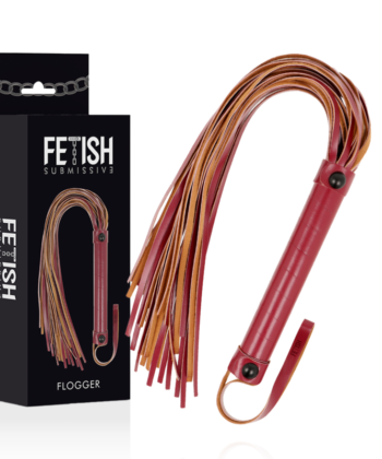 FETISH SUBMISSIVE DARK ROOM - CHICOTE DE COURO VEGANO