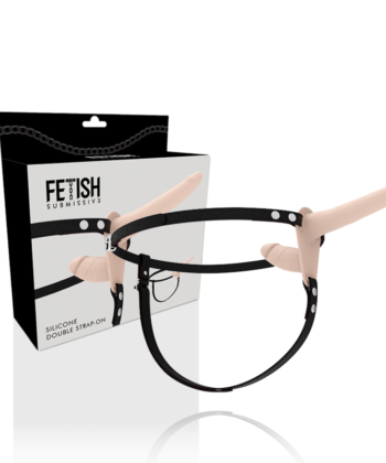 Alternative view of FETISH SUBMISSIVE HARNESS - DUPLA PENETRAO CARNE