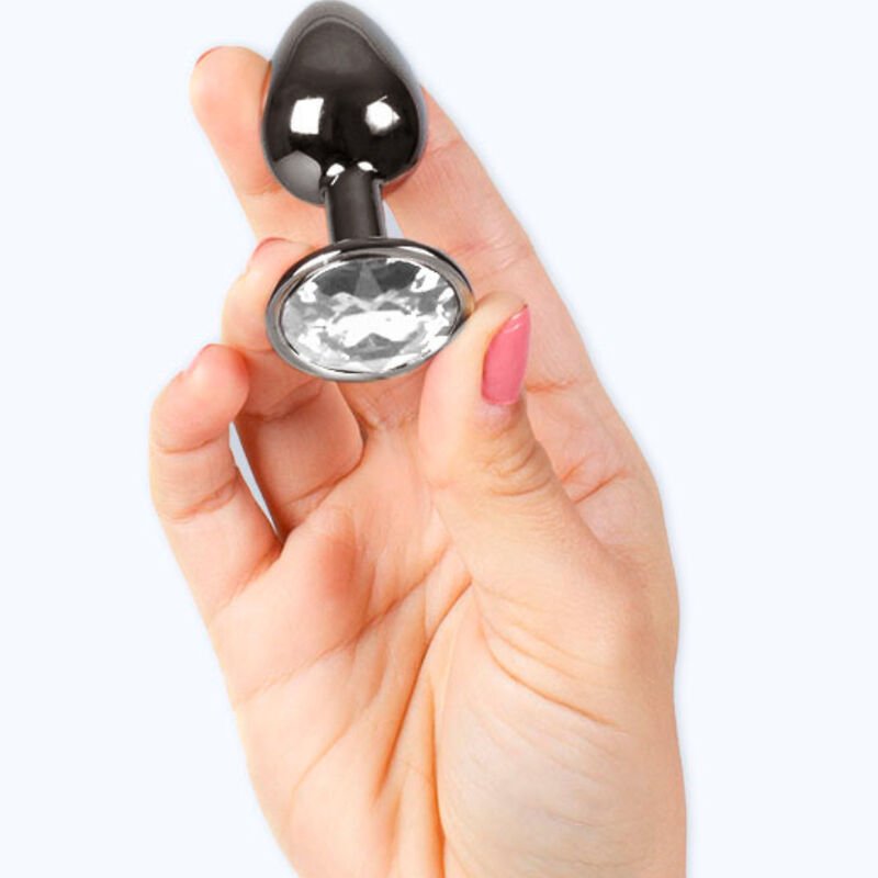 SECRETPLAY - PLUG ANAL DE GUNMETAL TAMANHO PEQUENO 7 CM - Imagem 4