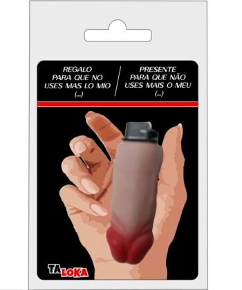 TALOKA - FANTSTICO LEVE EM FORMA DE PÊNIS DE COR DE CARNE