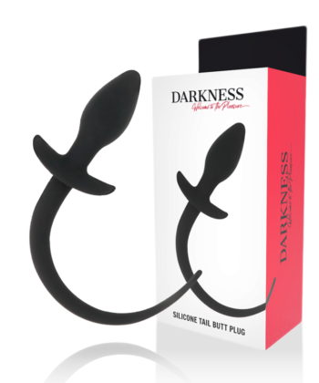 DARKNESS - PLUG ANAL 28 CM SILICONE PRETO