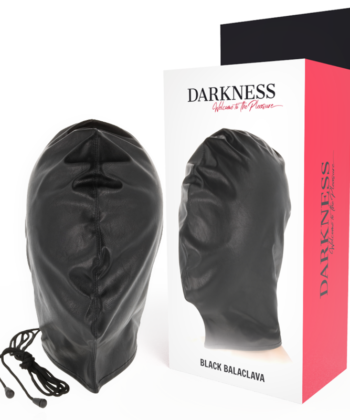 DARKNESS - MSCARA DE SUBJUGAO PRETA