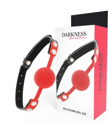 DARKNESS - MORDAÇA DE SILICONE VERMELHA