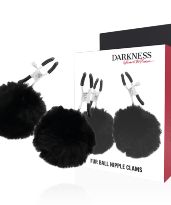 DARKNESS - PINZAS PARA PEZONES CON POMPONES 1