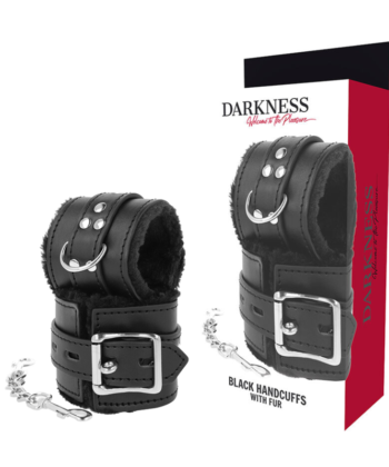 DARKNESS - ALGEMAS BDSM COM FORRO PRETO