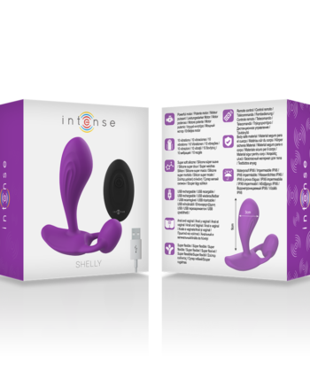 Alternative view of INTENSE - SHELLY PLUG ANAL CONTROLE REMOTO ROXO