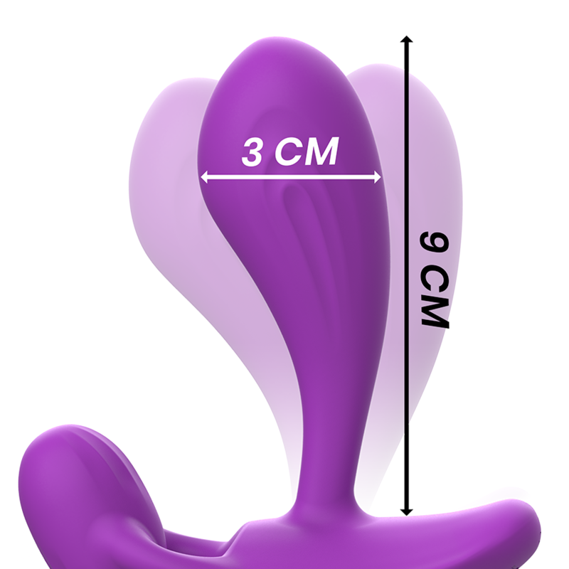 INTENSE - SHELLY PLUG ANAL CONTROLE REMOTO ROXO - Image 3
