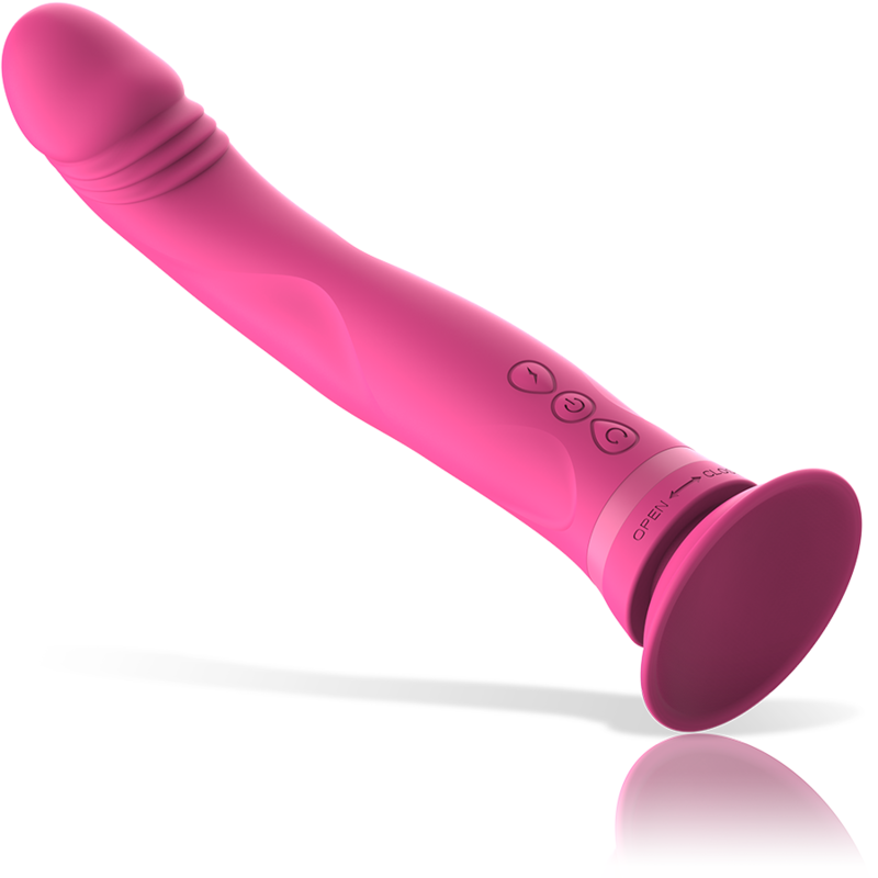 INTENSE - MICHELANGELO ROSA VIBRADOR DE SILICONE DILDO - Image 3